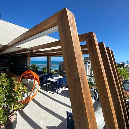 Flat Beira Mar Com Varanda Em Pôrto das Galinhas Dış mekan fotoğraf
