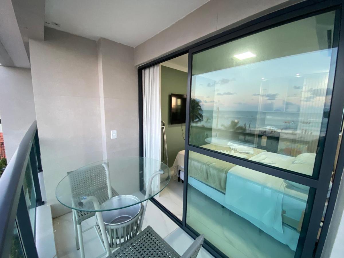Flat Beira Mar Com Varanda Em Pôrto das Galinhas Dış mekan fotoğraf
