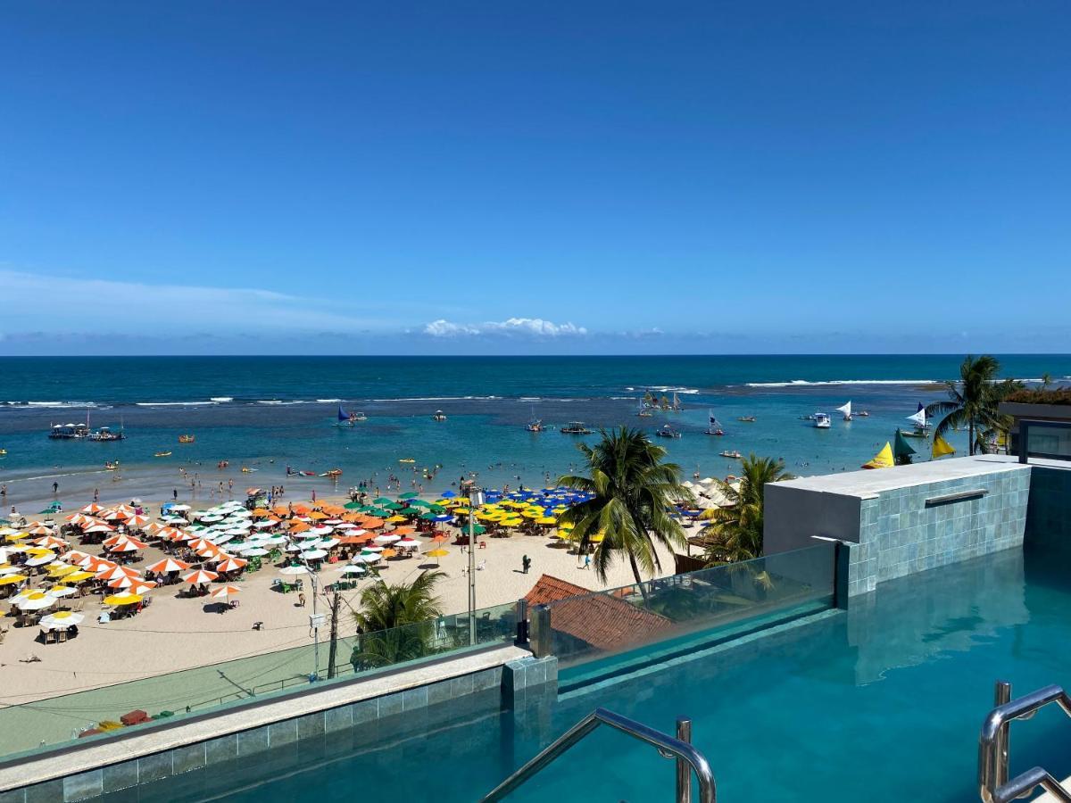 Flat Beira Mar Com Varanda Em Pôrto das Galinhas Dış mekan fotoğraf