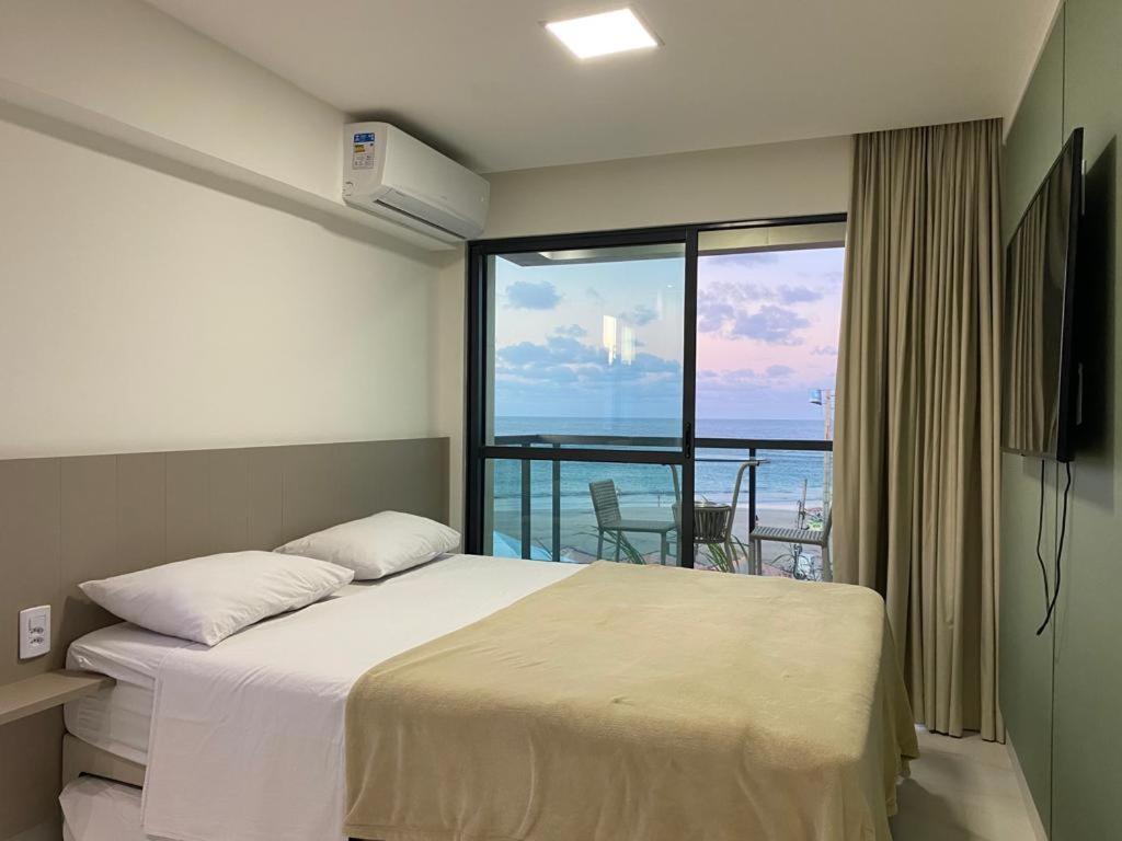 Flat Beira Mar Com Varanda Em Pôrto das Galinhas Dış mekan fotoğraf