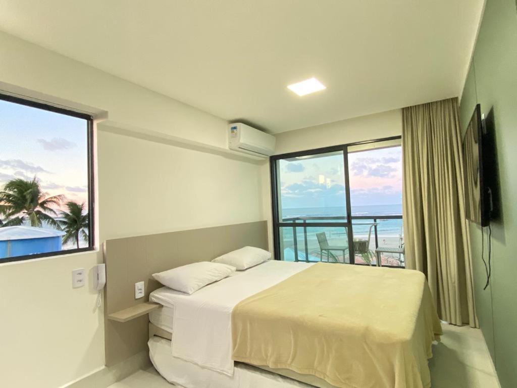 Flat Beira Mar Com Varanda Em Pôrto das Galinhas Dış mekan fotoğraf